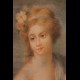 Pastel de femme 18 eme siècle