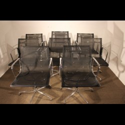 Ensemble de 8 fauteuils Eames