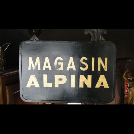 Enseigne de magasin ALPINA