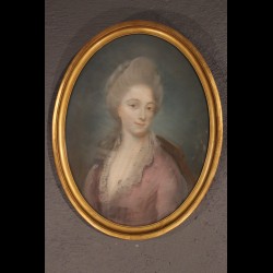 Pastel portrait de femme