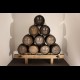 Pyramide de futs de vin