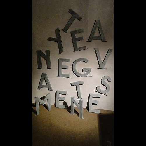Lettre en zinc