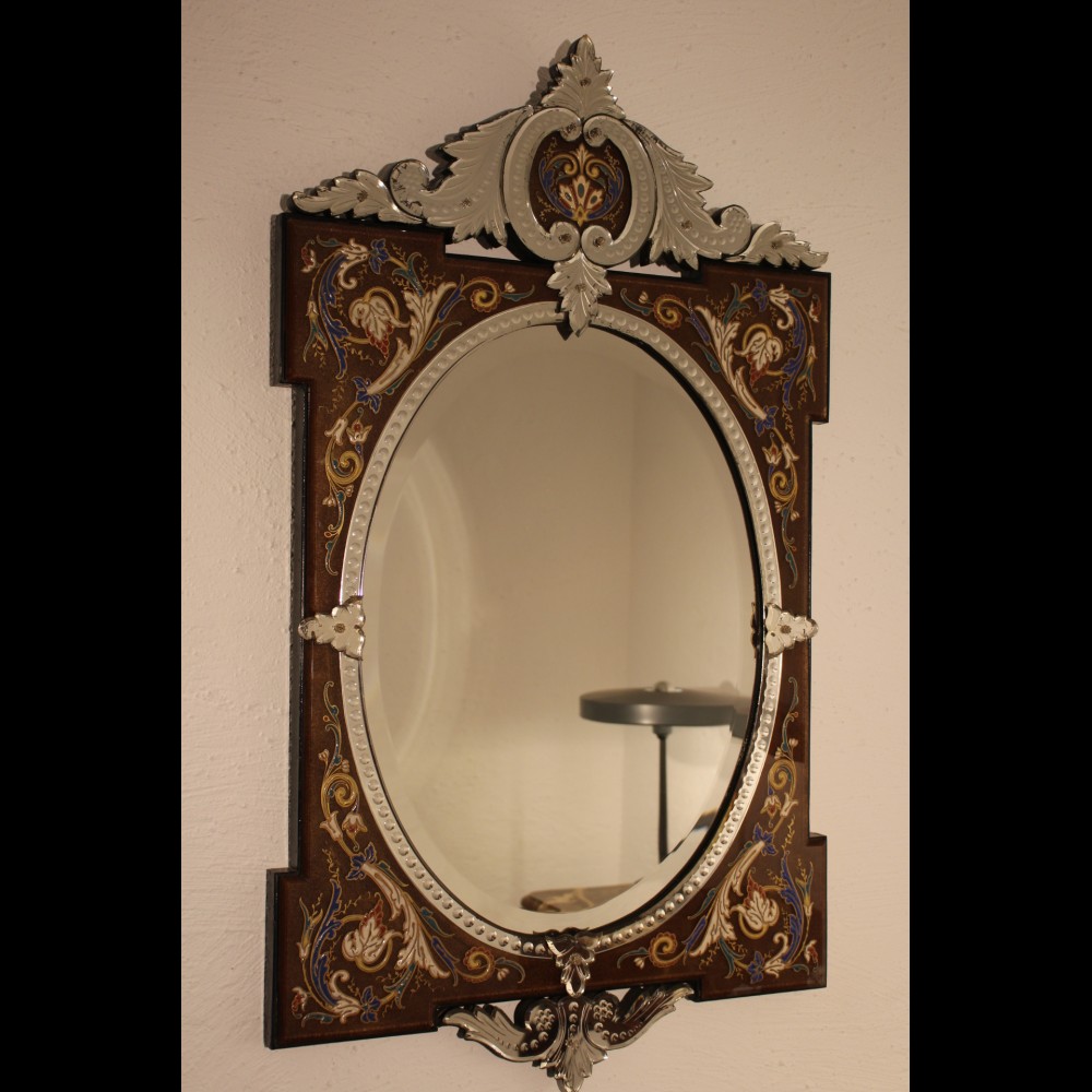 Magnifique miroir vénitien