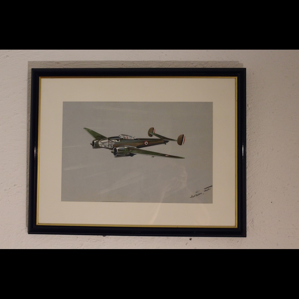 Aquarelle d’aviation