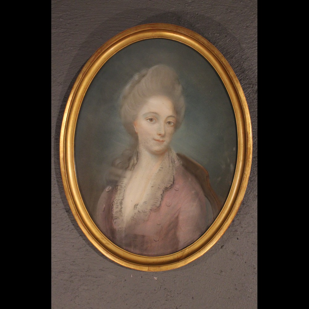 Pastel portrait de femme