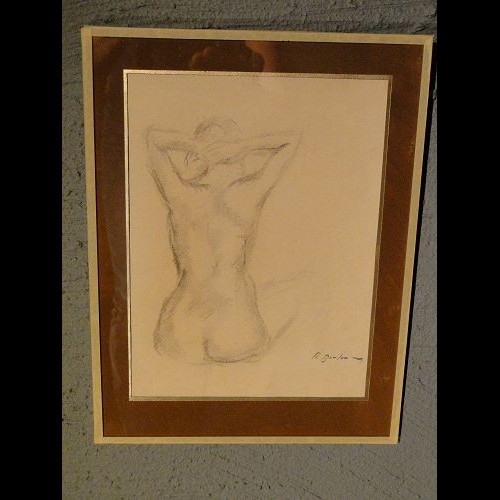 Dessin d'étude de Robert BREITWIESER