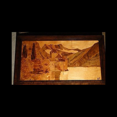 Tableau en marqueterie