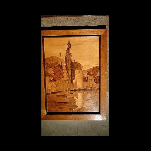Tableau en marqueterie