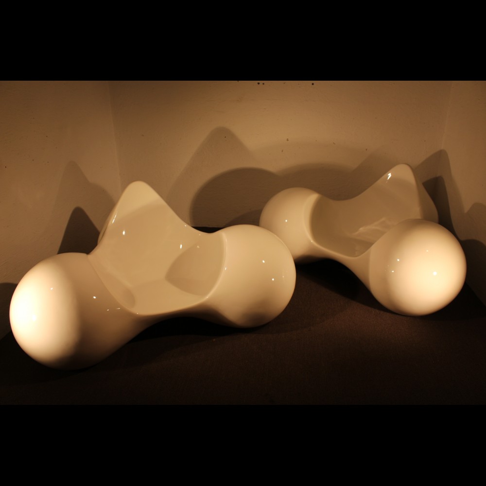 Paire de fauteuils d’Eero Aarnio