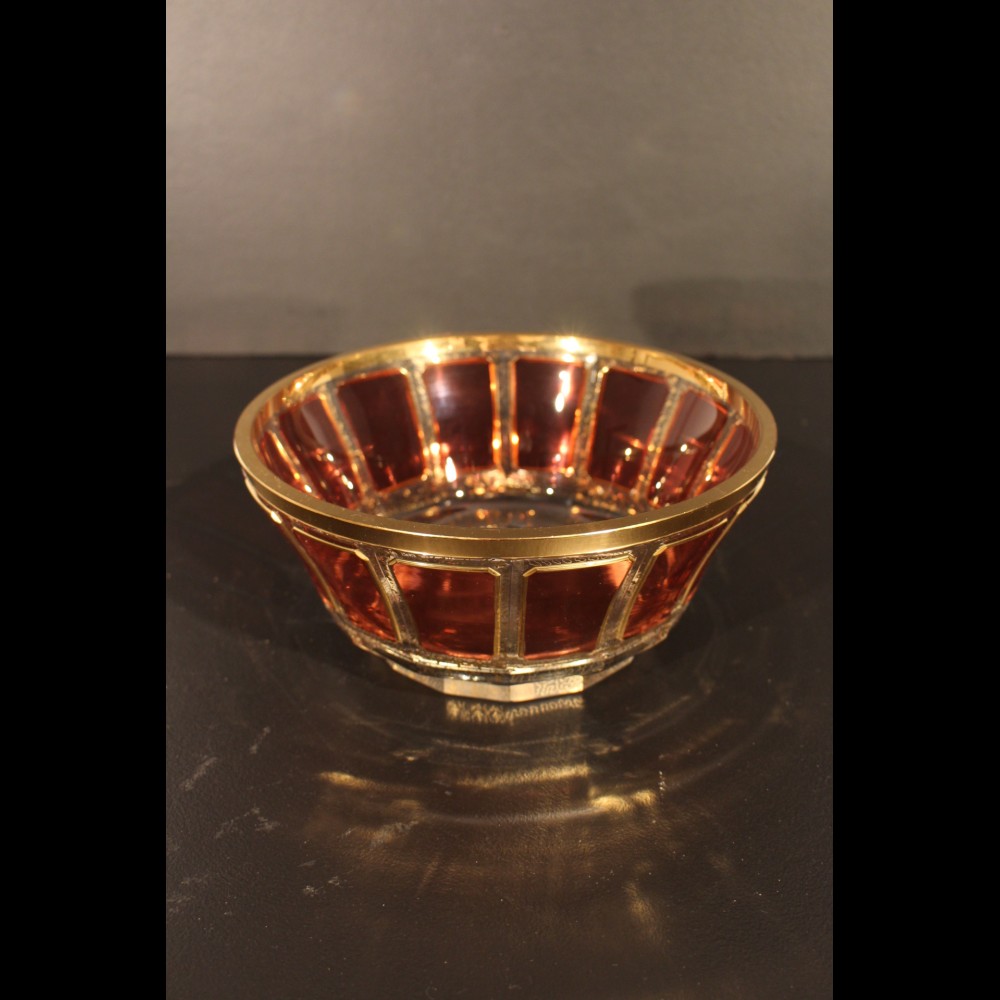 Vasque en cristal de Bohême