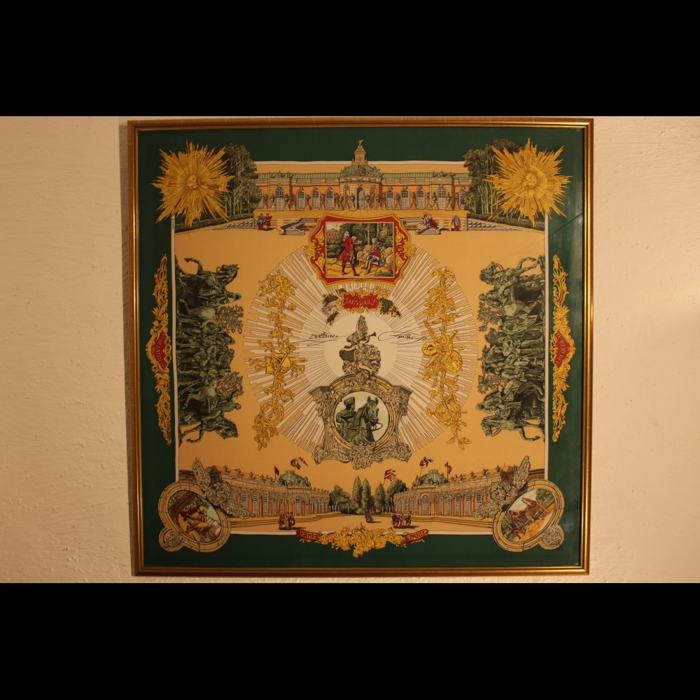 Foulard de soie de la maison Hermès