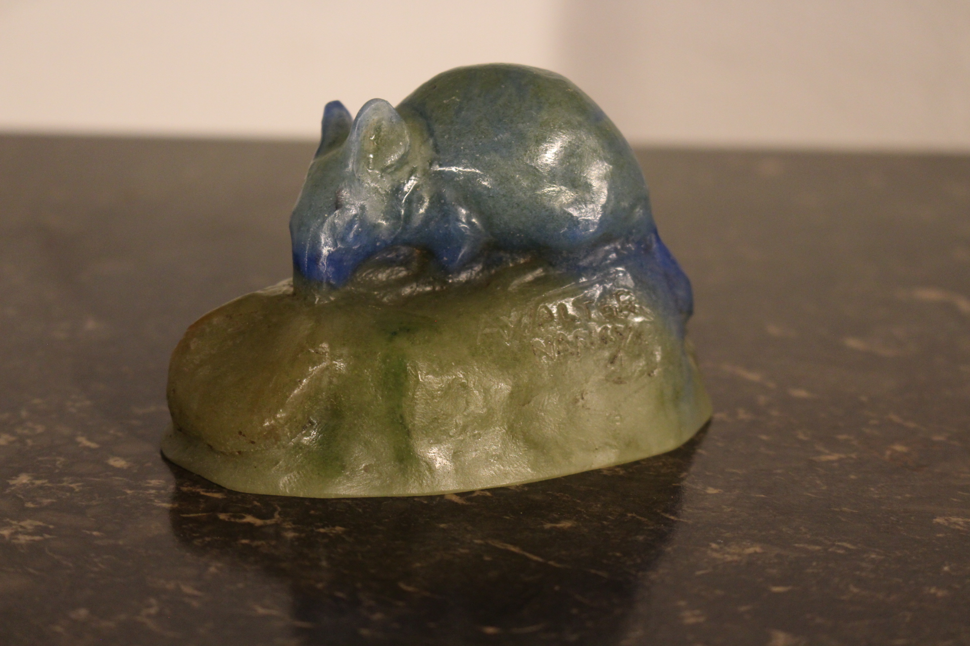 Souris en Pâte de verre de A-Walter