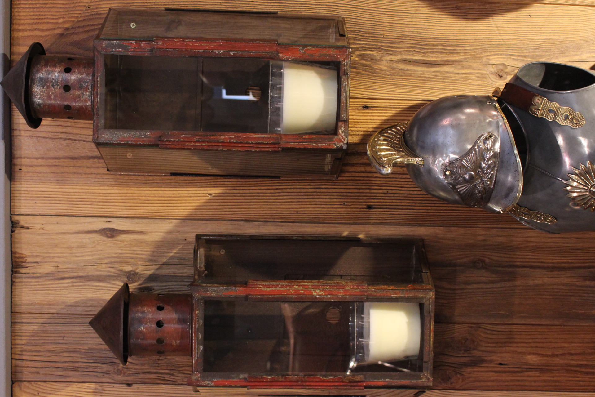 Paire de lanternes 19e siècle