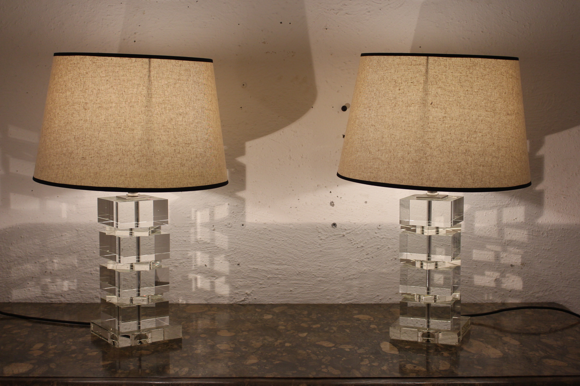 Paire de lampes des années 70