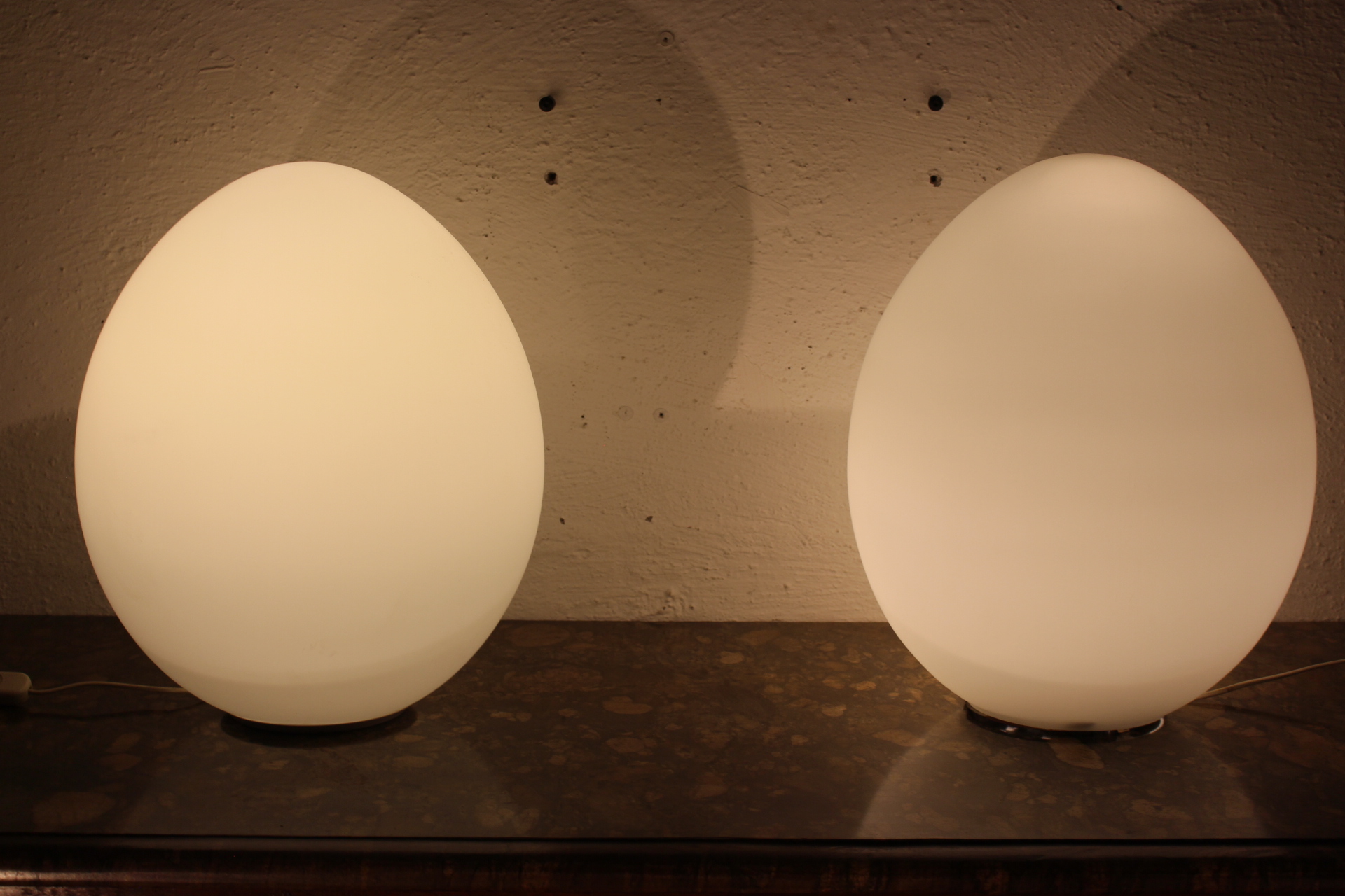 Lampe œuf Fontana Arte