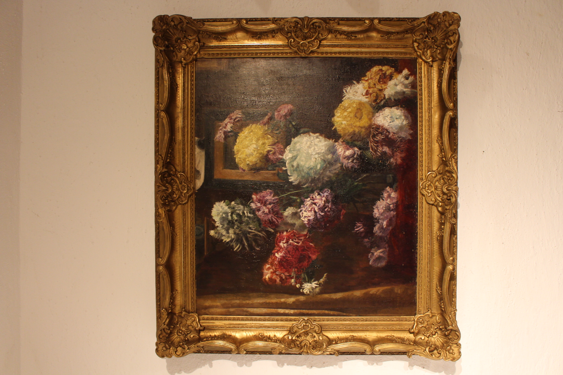   Peinture 19e siècle de N. LEMAIRE 