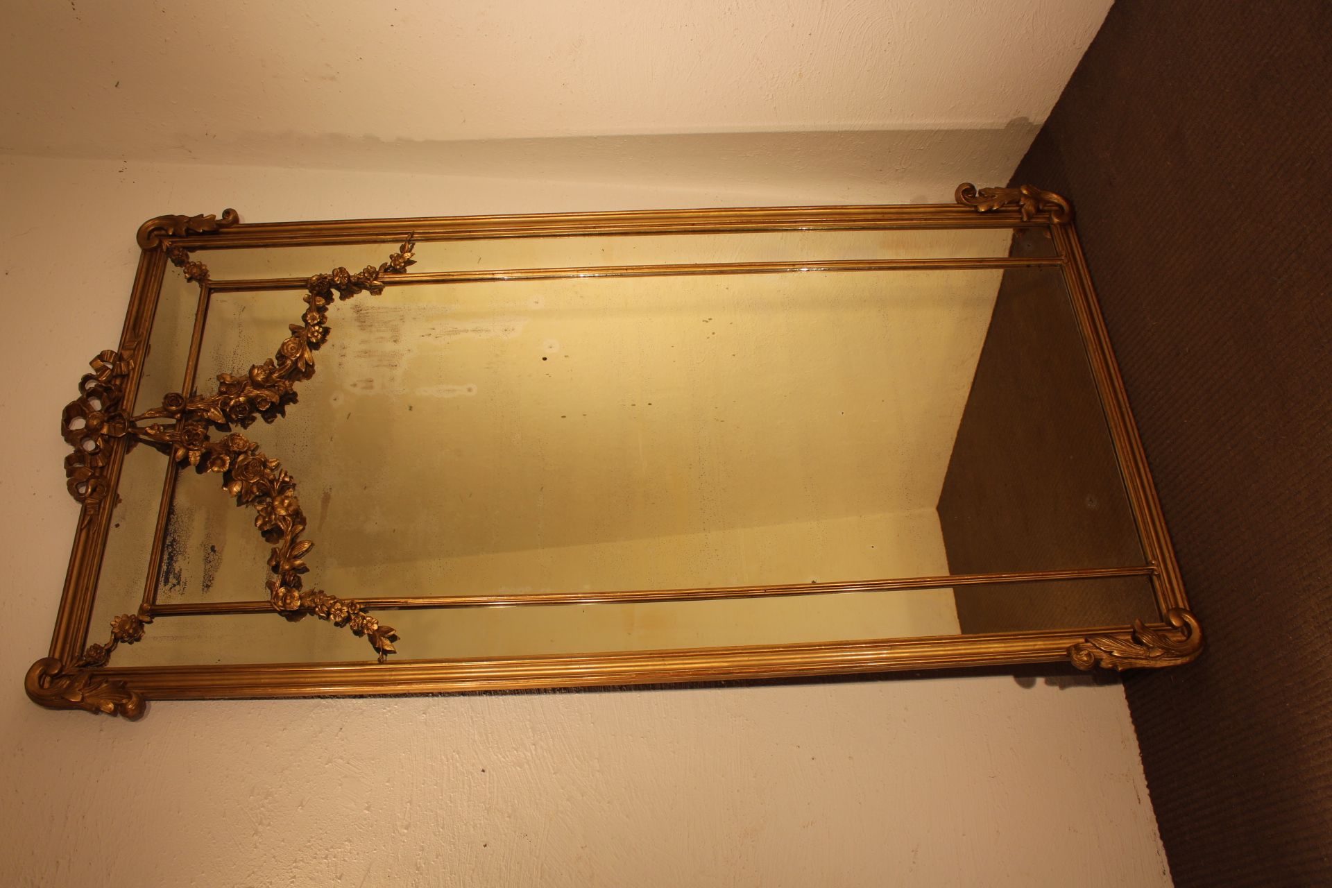 Grand miroir Louis XVI