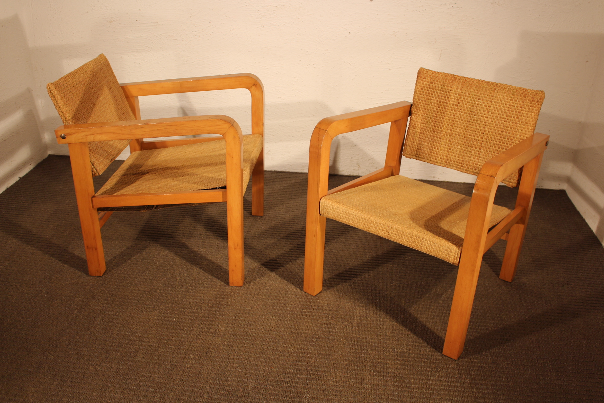 Rare Paire de fauteuils